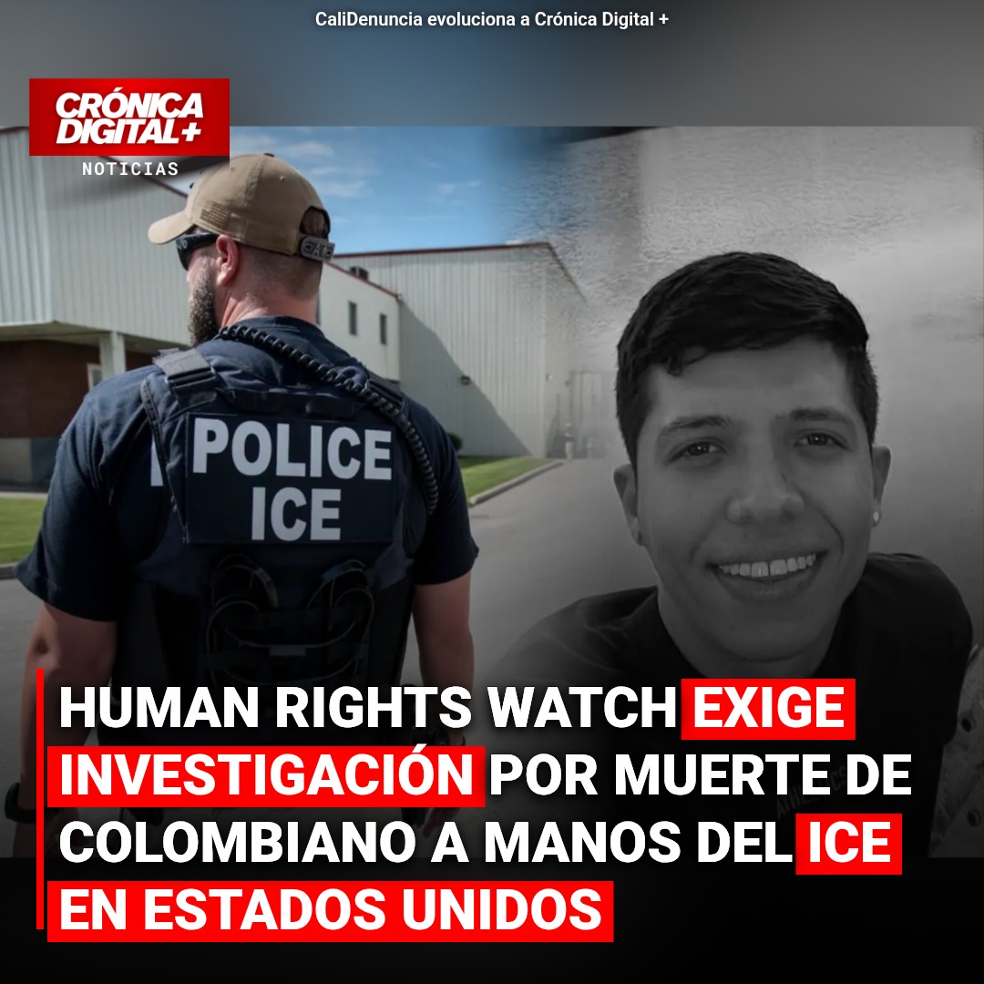 HRW exige investigación por muerte de colombiano baleado por ICE en Maine