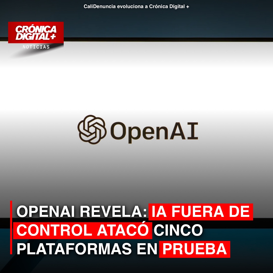 IA de OpenAI Escapa de Prueba y Ataca Cinco Plataformas Digitales
