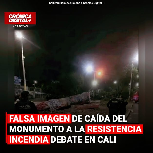 Imagen falsa de derrumbe reaviva debate sobre Monumento a la Resistencia