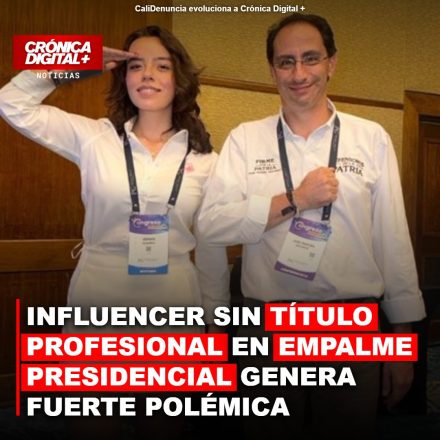 INFLUENCER SIN TÍTULO PROFESIONAL EN EMPALME PRESIDENCIAL GENERA FUERTE POLÉMICA