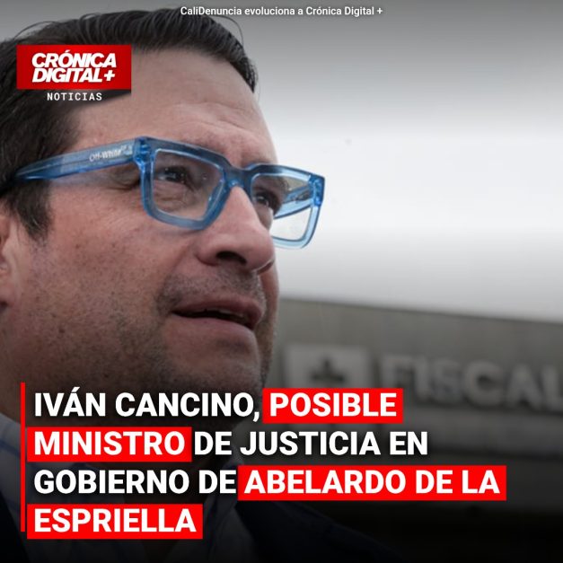 Iván Cancino cerca del Ministerio de Justicia en gabinete de De la Espriella