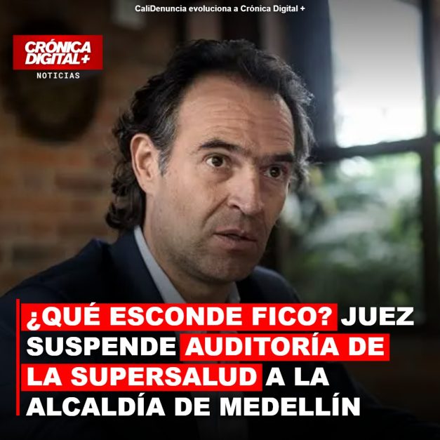 Juez frena auditoría de Supersalud a Alcaldía de Medellín ante recusaciones