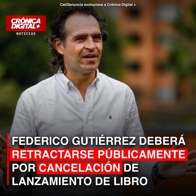 Juez ordena a Federico Gutiérrez retractarse por censura a libro del M-19