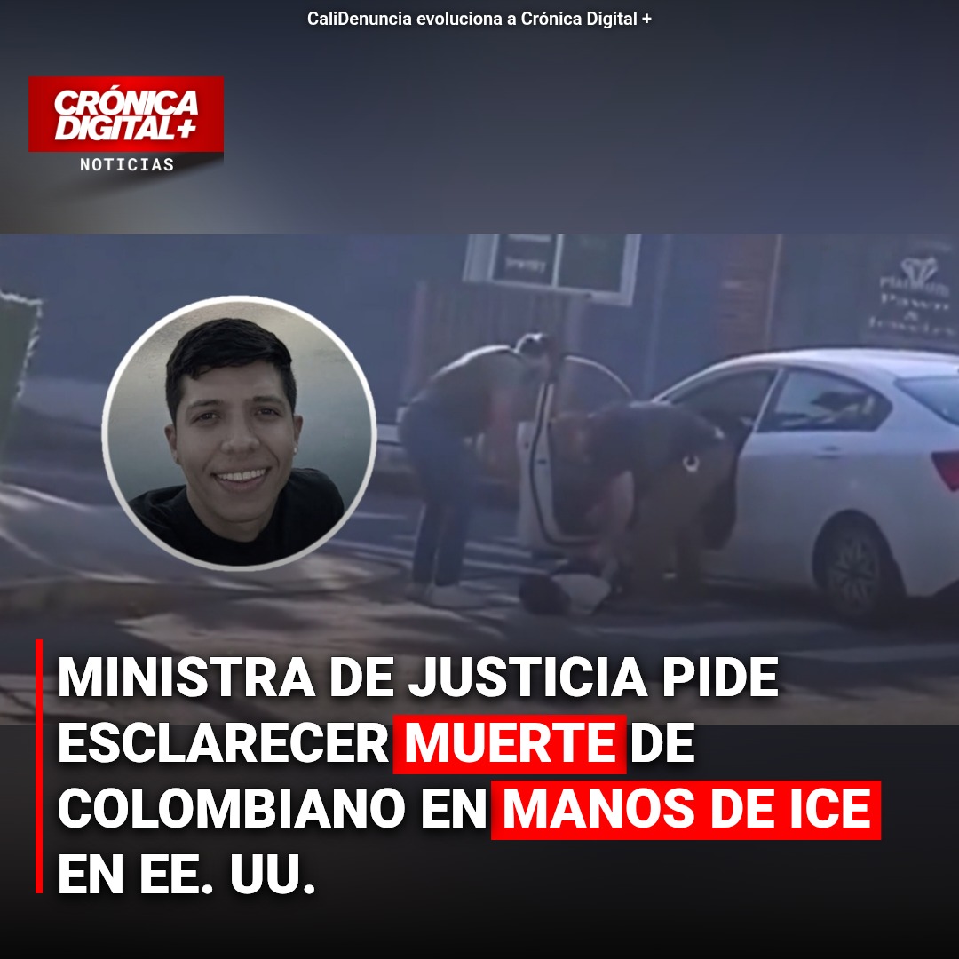 Justicia exige investigación transparente en muerte de colombiano por ICE