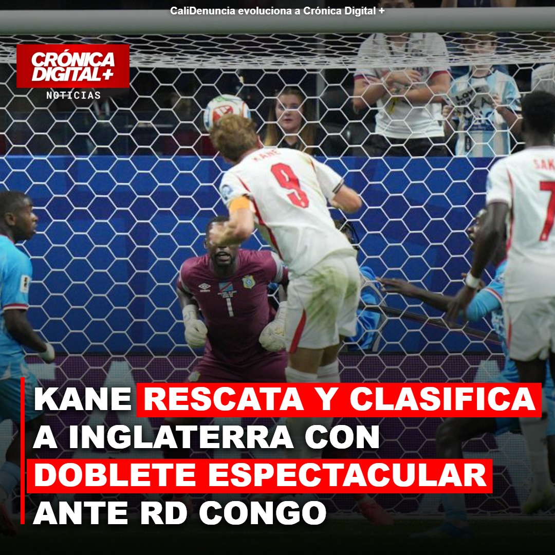 Kane Rescata a Inglaterra con Doblete Clave Ante RD Congo