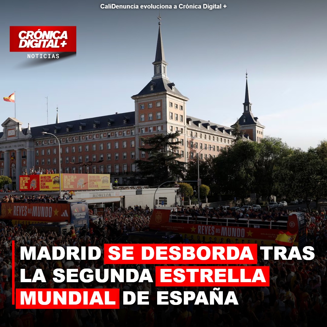 Madrid Explota: Dos Millones Celebran la Segunda Copa Mundial de España