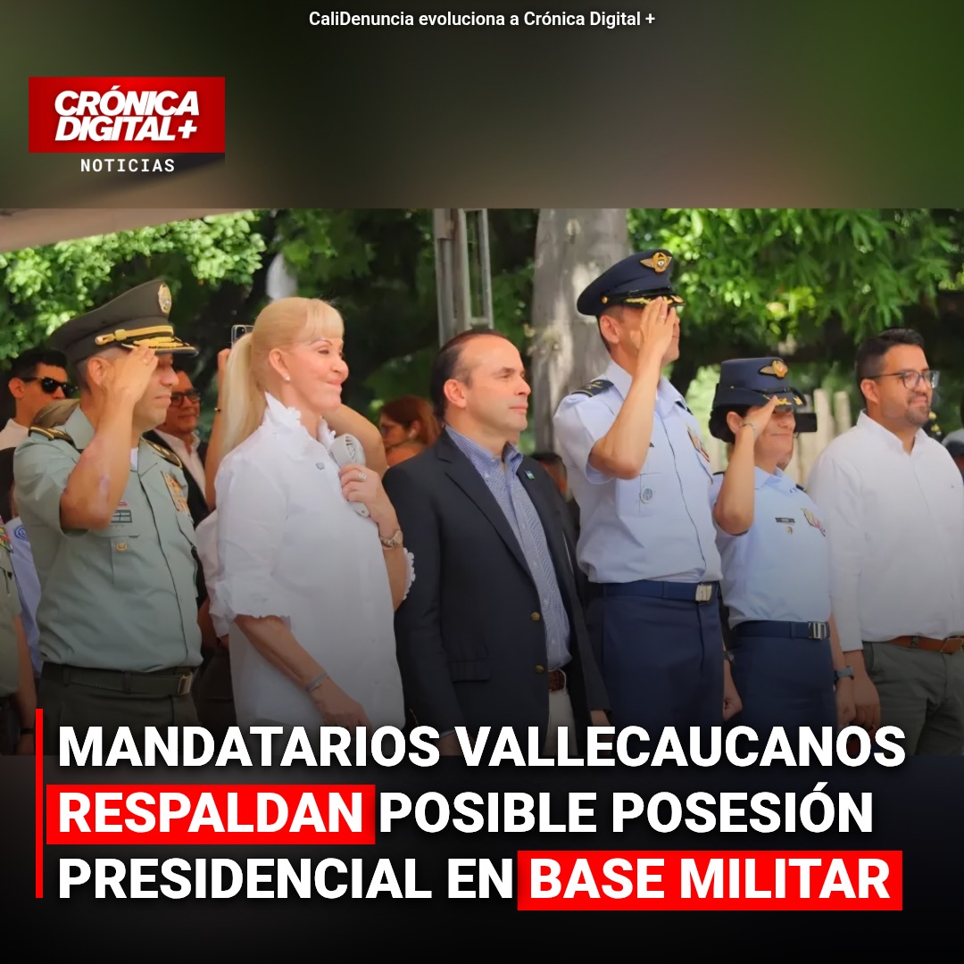 Mandatarios del Valle avalan posible investidura presidencial militar