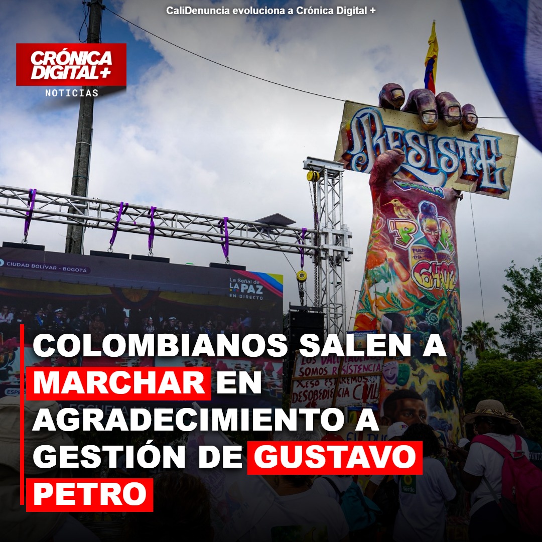 Marcha 20 de Julio: Apoyo a Petro se Toma Calles Colombianas
