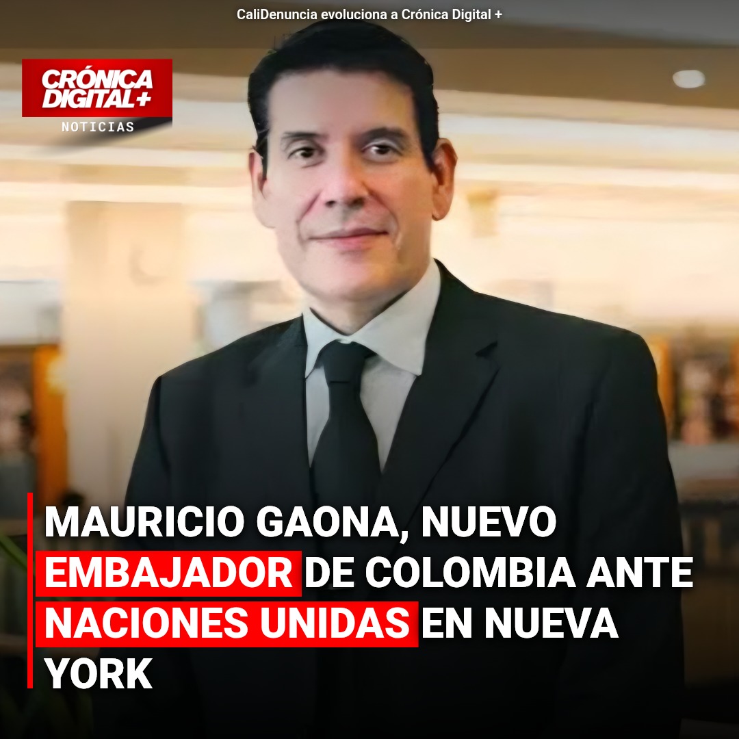 Mauricio Gaona representará a Colombia ante la ONU en Nueva York