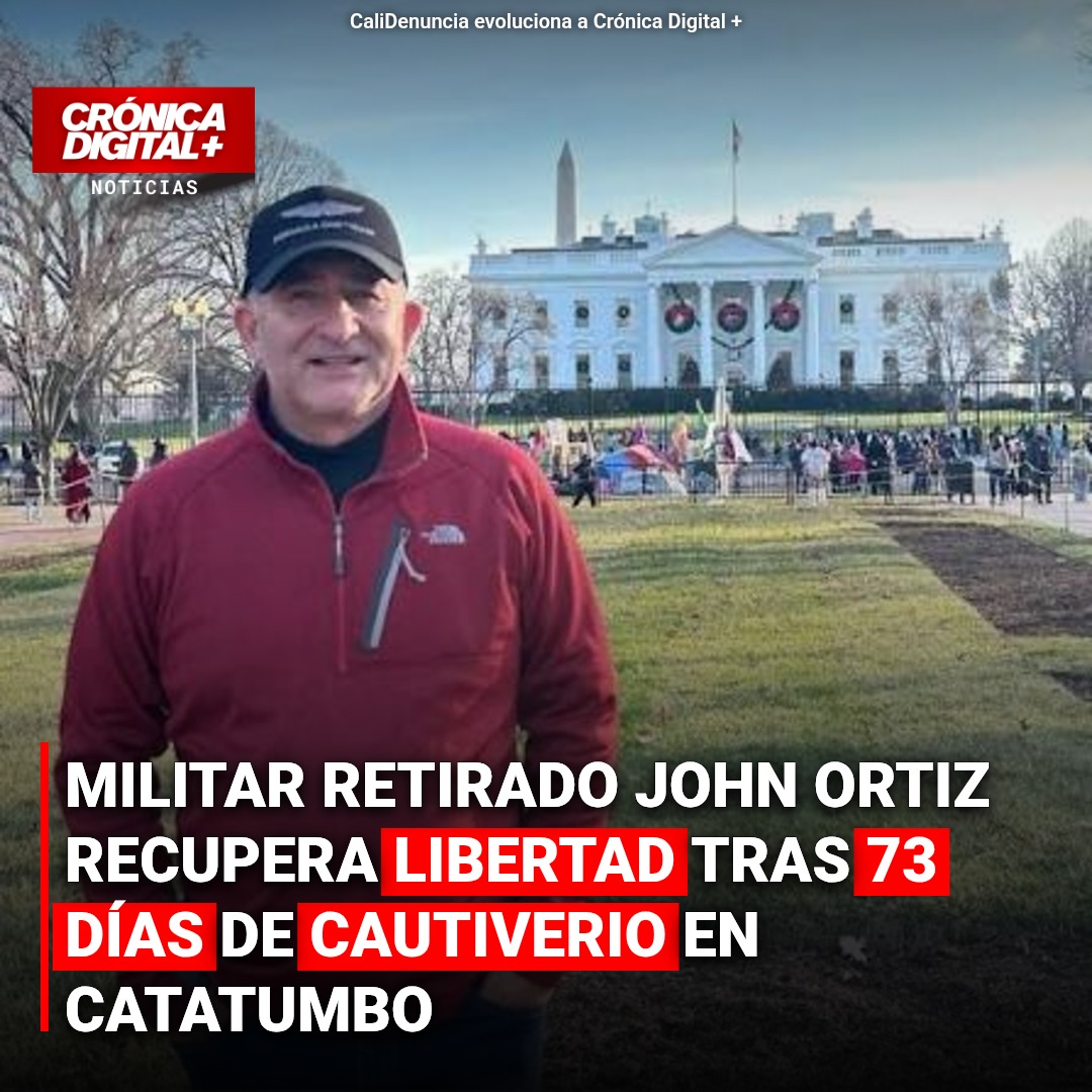 Militar retirado Jhon Ortiz recupera libertad tras 73 días en Catatumbo