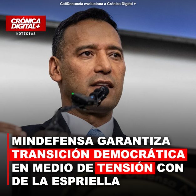 MINDEFENSA GARANTIZA TRANSICIÓN DEMOCRÁTICA EN MEDIO DE TENSIÓN CON DE LA ESPRIELLA