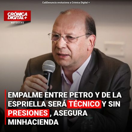 MinHacienda: Empalme Petro-De la Espriella será técnico y sin presiones