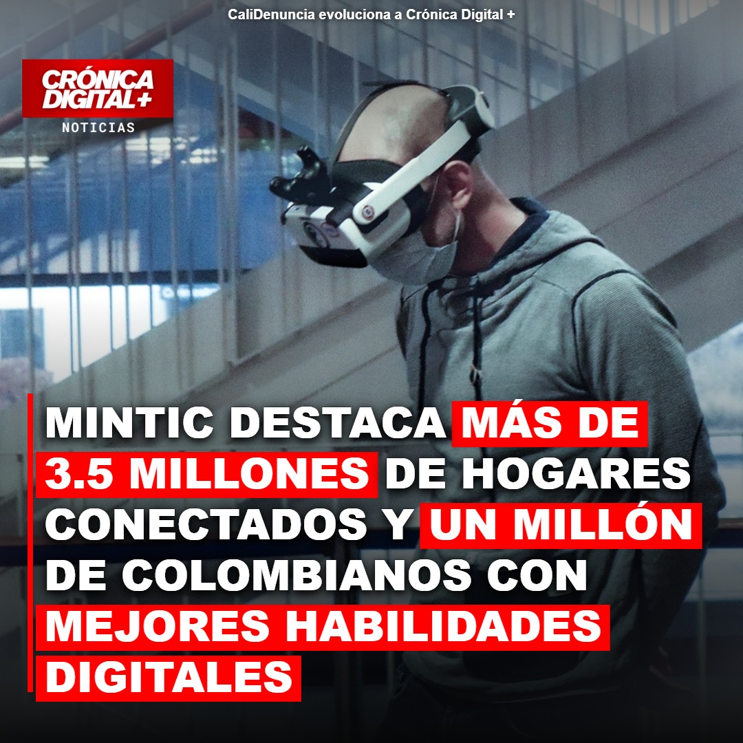 MinTIC: 3.5 millones de hogares conectados y un millón de colombianos formados