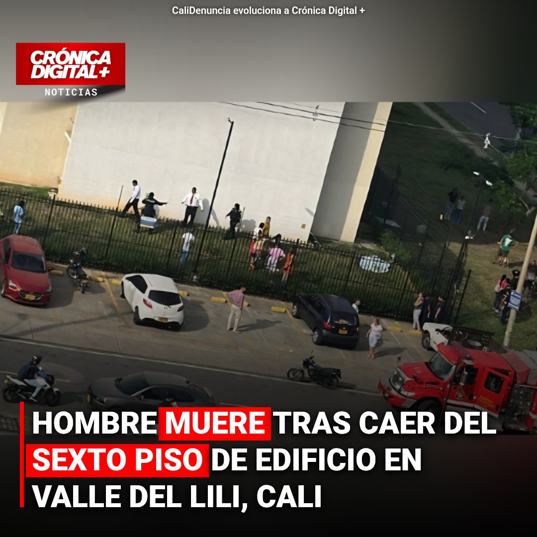 Muerte en Valle del Lili: hombre cae de sexto piso en Cali