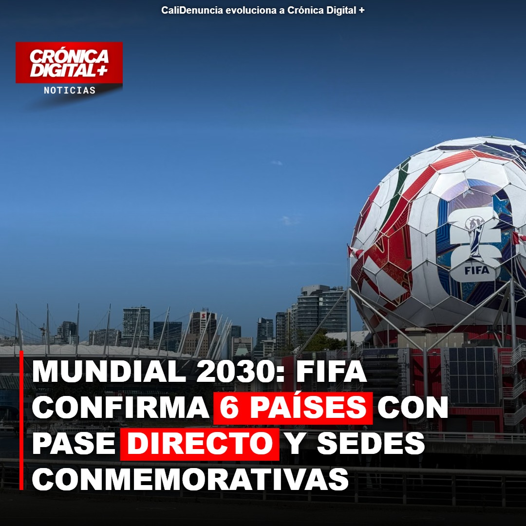 Mundial 2030: FIFA confirma 6 países con cupo directo por centenario