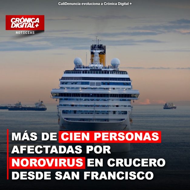 Norovirus en Crucero: Más de Cien Pasajeros Afectados desde San Francisco