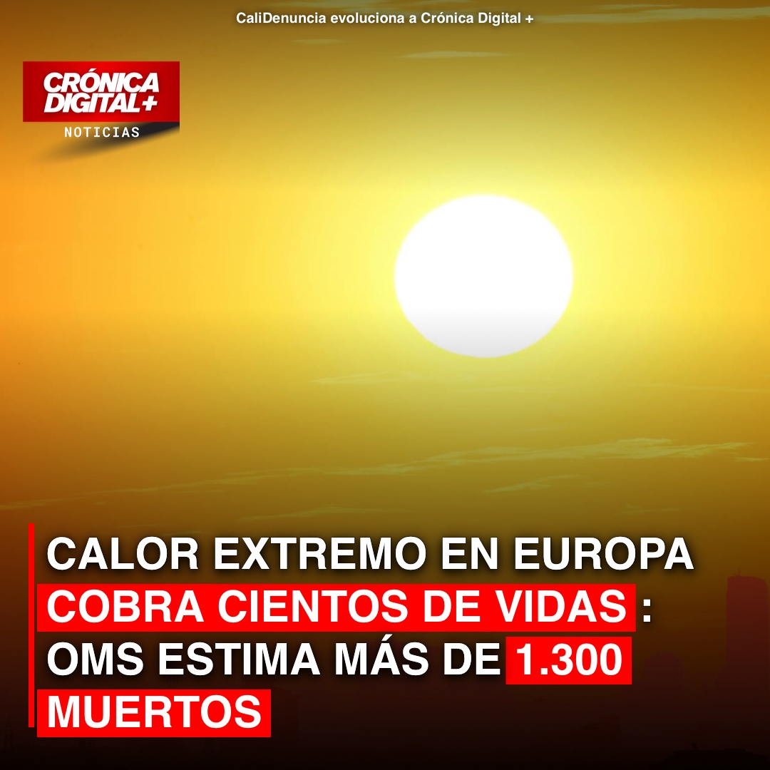 Ola de Calor Mortal en Europa: La OMS Alerta sobre 1.300 Víctimas con Cifras en Aumento