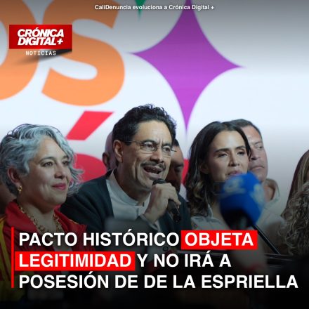 Pacto Histórico objetará legitimidad de De la Espriella y no irá a su posesión