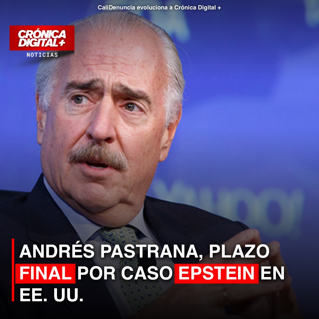 Pastrana ante Ultimátum de Justicia EE. UU. por Caso Epstein