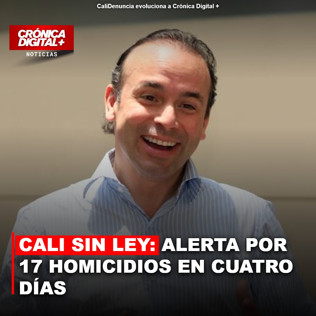 PERSONERÍA ALERTA POR 17 HOMICIDIOS EN CUATRO DÍAS EN CALI