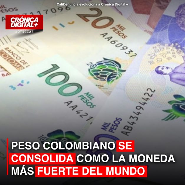 Peso colombiano lidera revaluación global frente al dólar