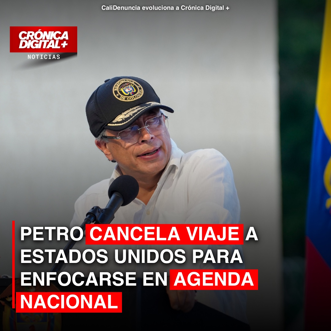 Petro Cancela Viaje a EE. UU. ante Urgencias de Cierre de Gobierno