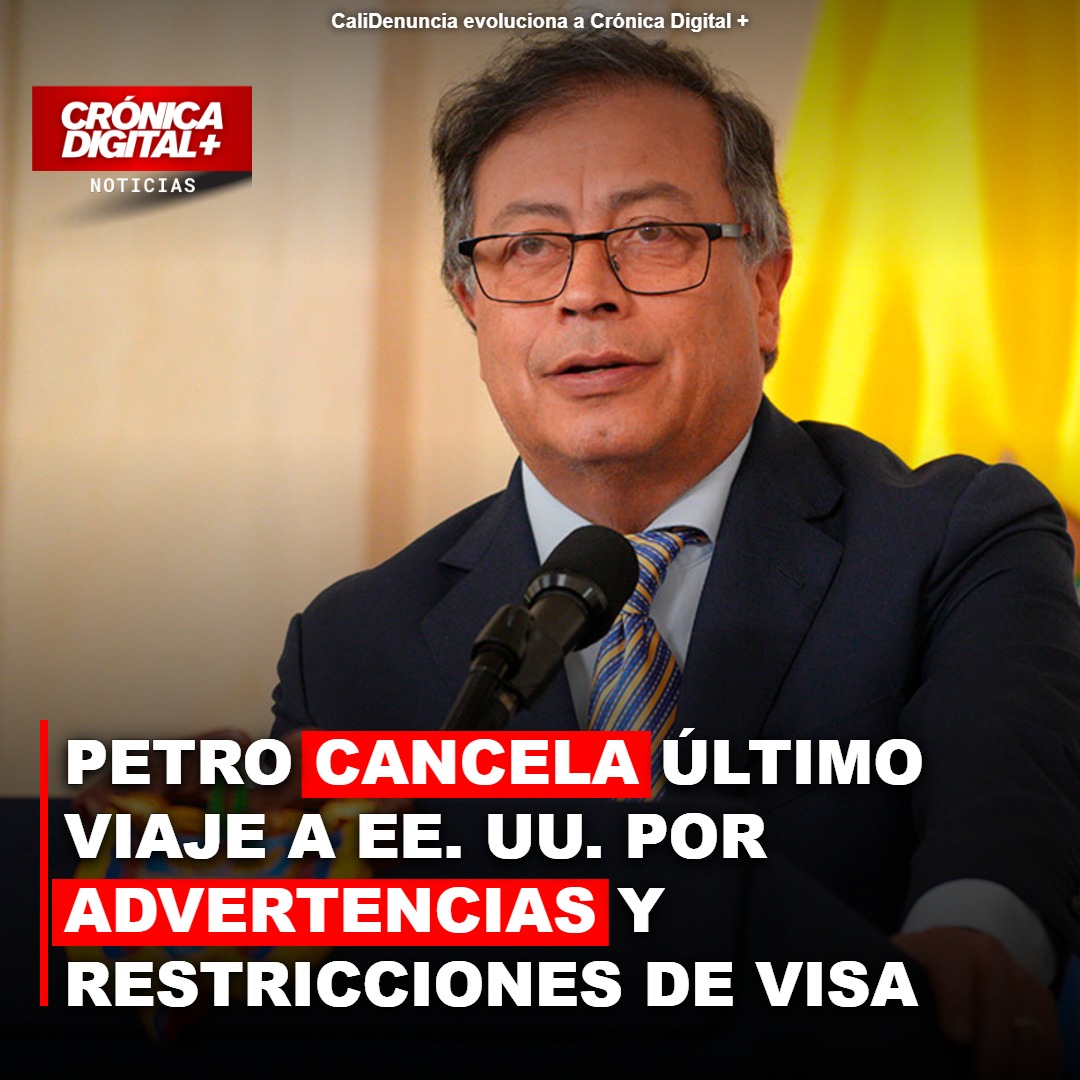 Petro Cancela Viaje a EE. UU. Tras Advertencias sobre Restricciones de Visa