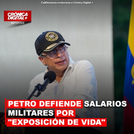 Petro defiende escala salarial militar por riesgo de vida en el Ejército