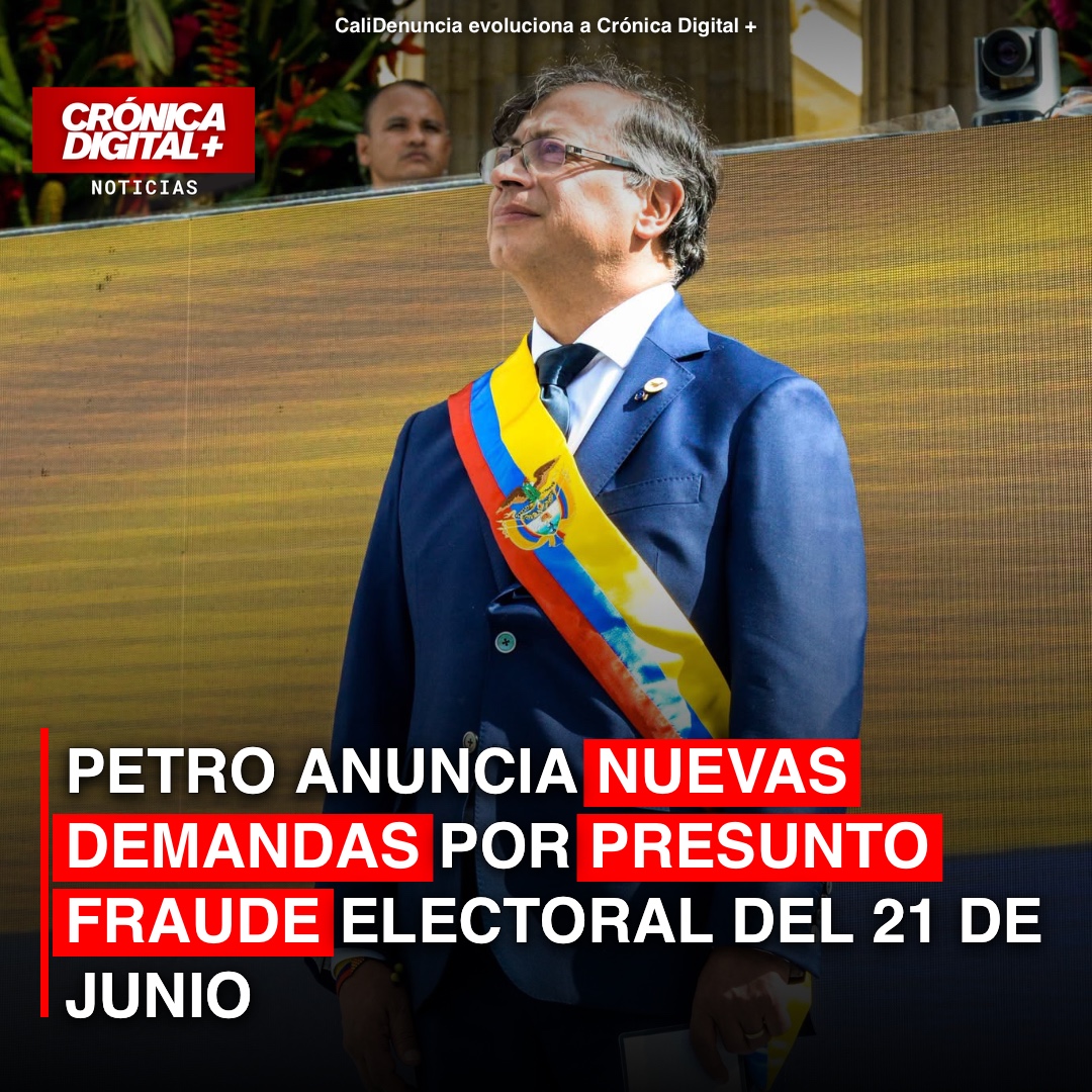 Petro denuncia presunto fraude electoral: radicará nuevas demandas