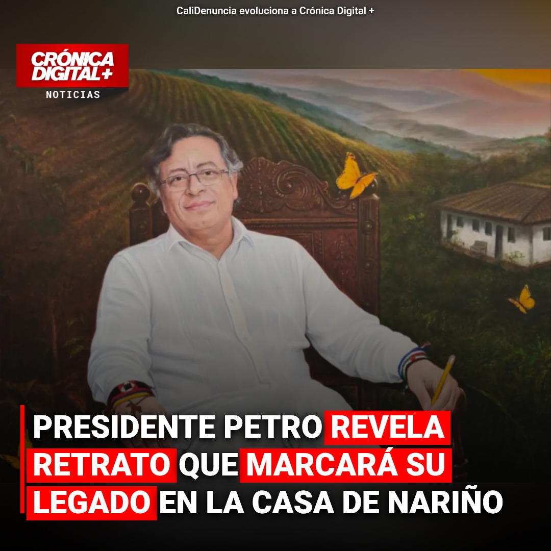 Petro desvela retrato que inmortalizará su paso por la Casa de Nariño