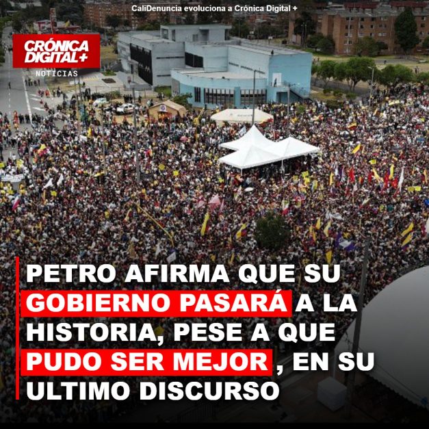 Petro evalúa fin de mandato: «Un gobierno que pasará a la historia»