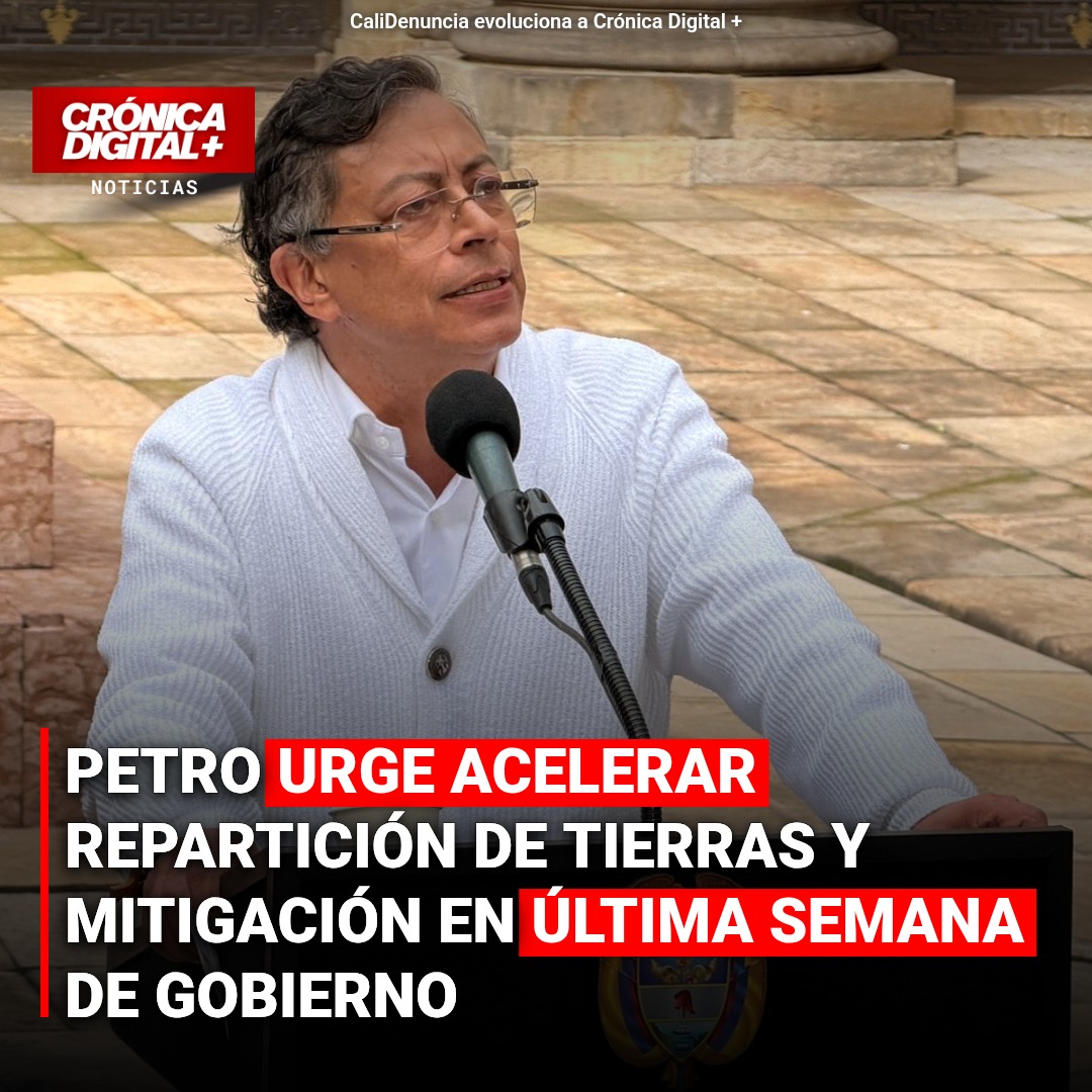 Petro exige a su gabinete acelerar reforma agraria y mitigación climática en el Caribe