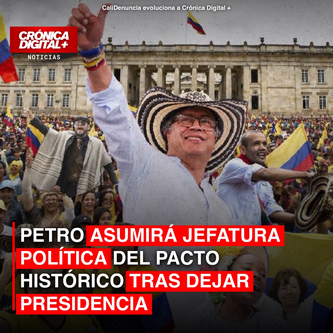 Petro liderará Pacto Histórico tras dejar la Presidencia