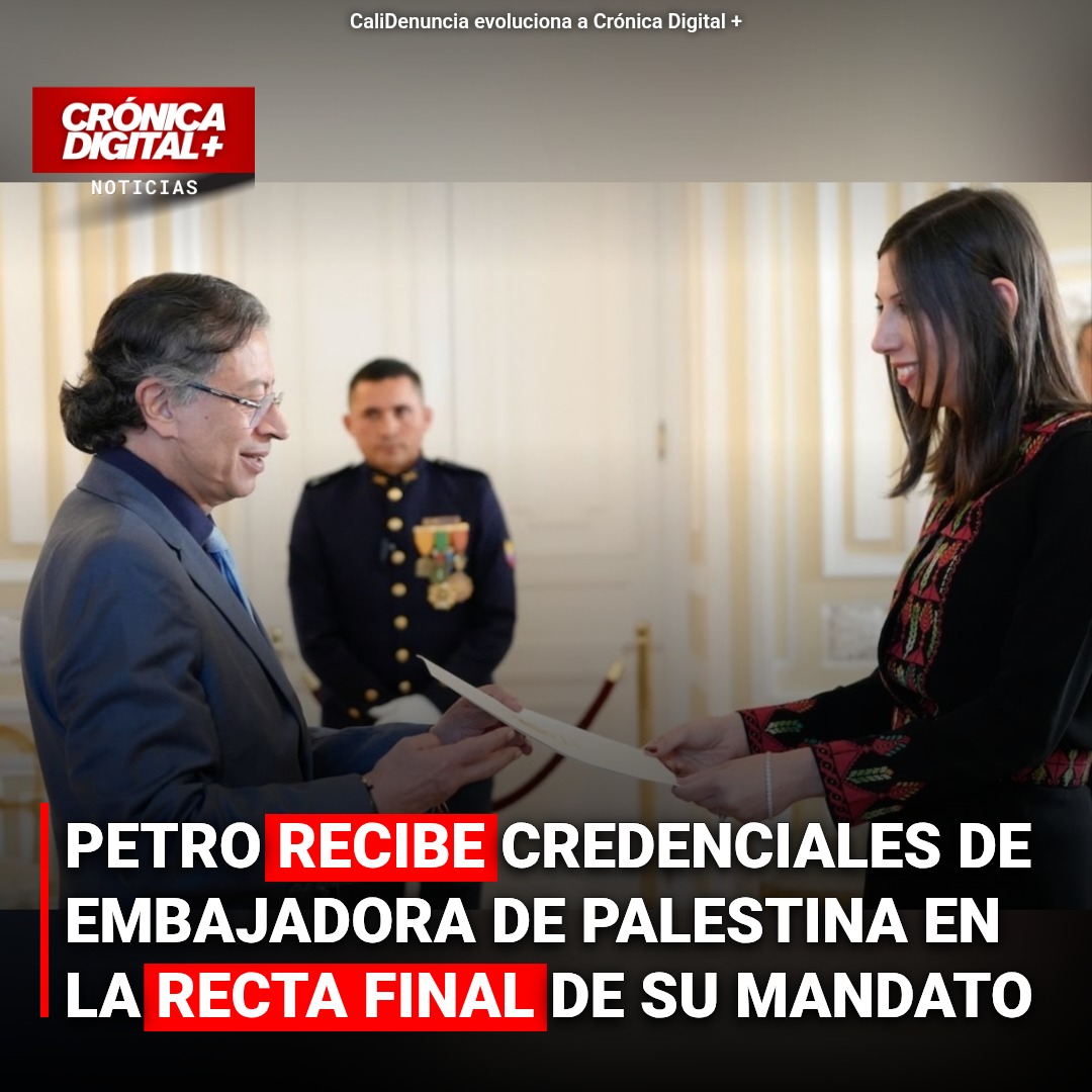 Petro recibe a embajadora palestina: pulso diplomático final antes de traspaso