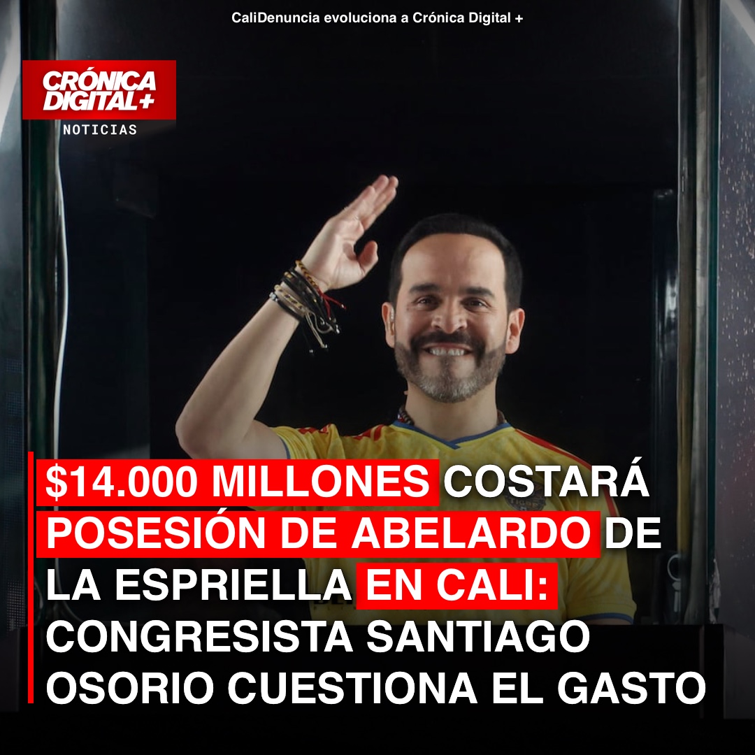 Polémica por costosa posesión de Abelardo de la Espriella en Cali