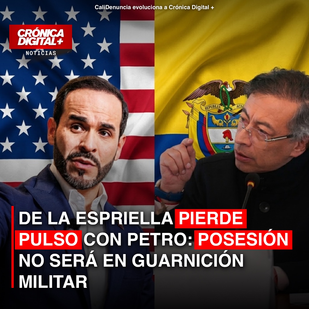 Posesión presidencial de De la Espriella será en Cali, no en guarnición militar