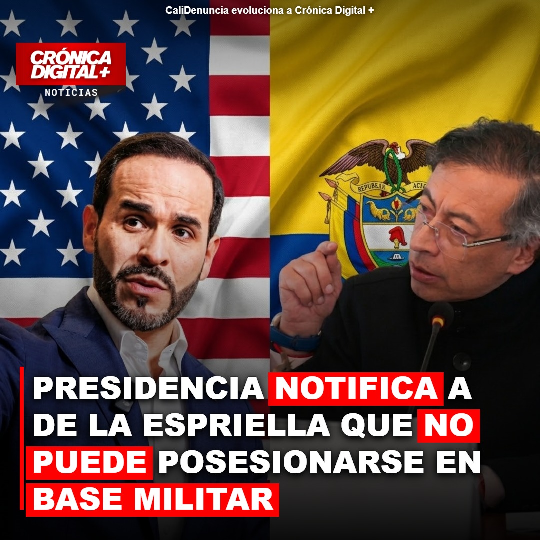 Presidencia niega a De la Espriella posesión en base militar