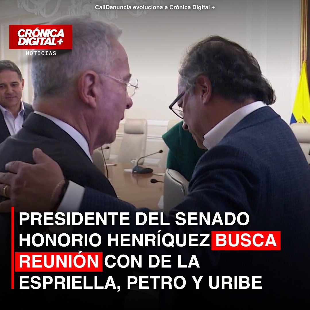 Presidente del Senado Honorio Henríquez busca diálogo con De la Espriella, Petro y Uribe