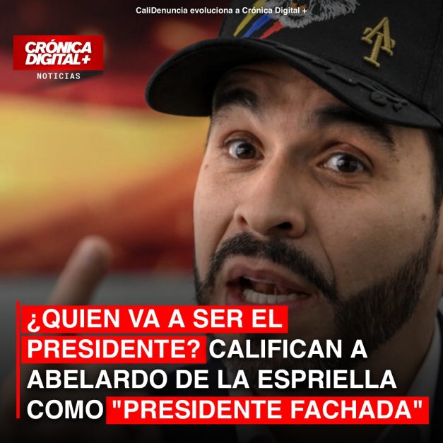Presidente fachada: debate sobre rol de Abelardo De la Espriella