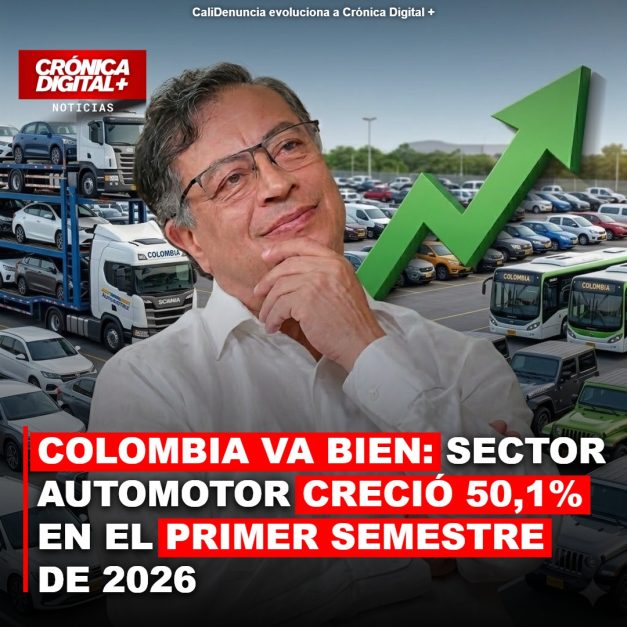 SECTOR AUTOMOTOR CRECIÓ 50,1% EN EL PRIMER SEMESTRE DE 2026