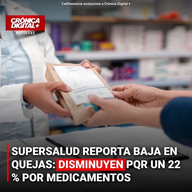 Supersalud: Caen 22% reclamos por medicamentos, pero Defensoría alerta disparidad