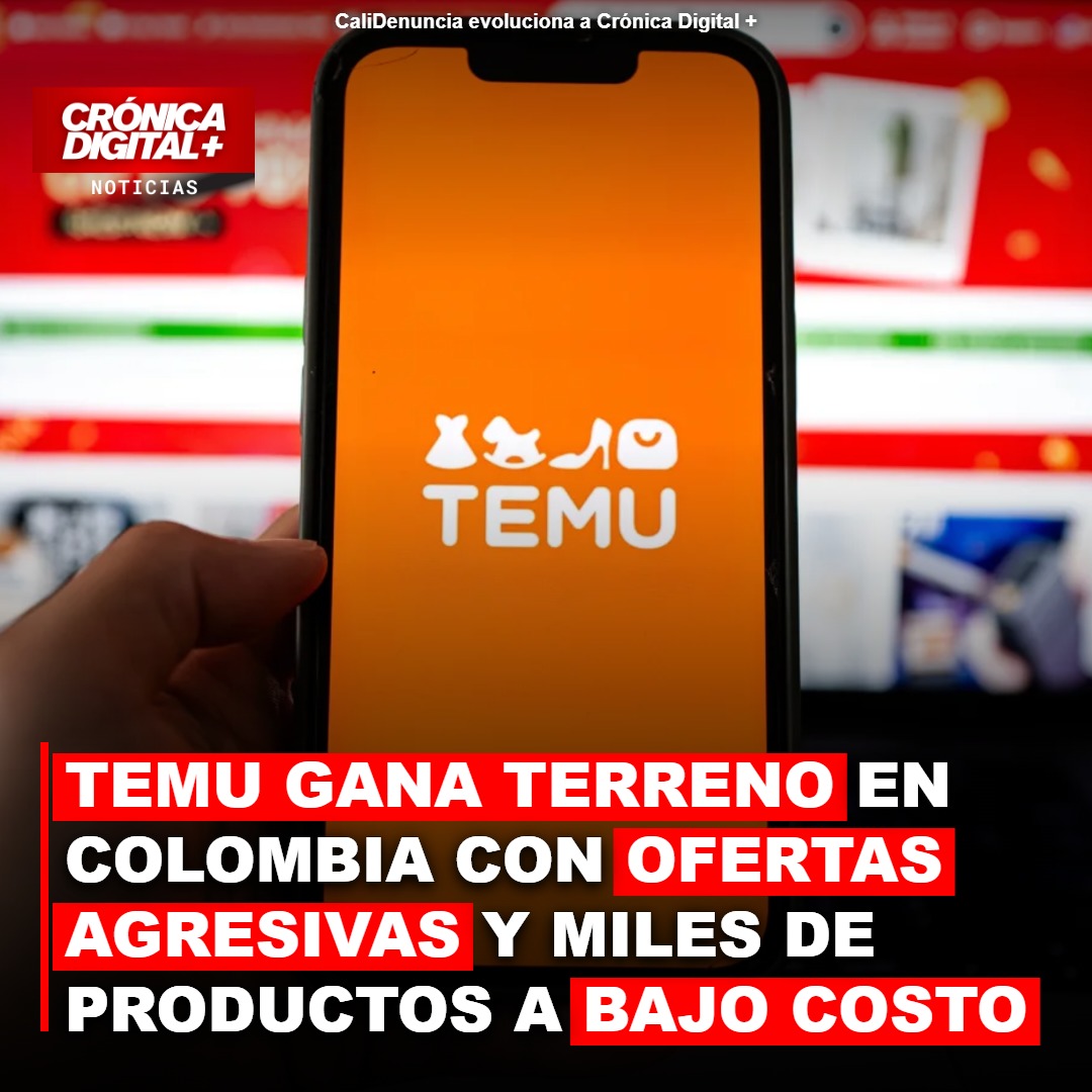 Temu gana terreno en Colombia con ofertas agresivas y miles de productos a bajo costo