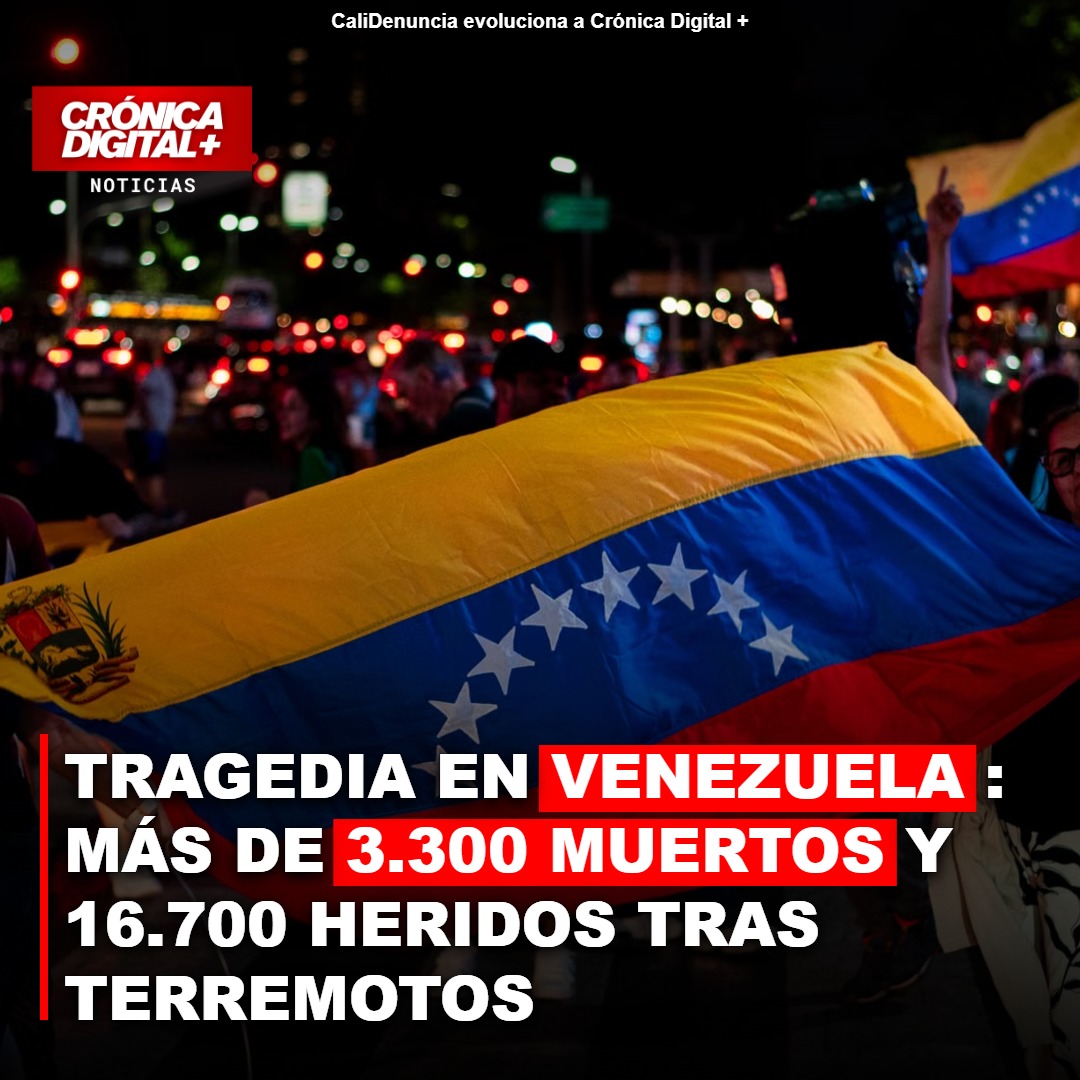 Terremoto en Venezuela: Más de 3.300 Muertos y Crisis Humanitaria