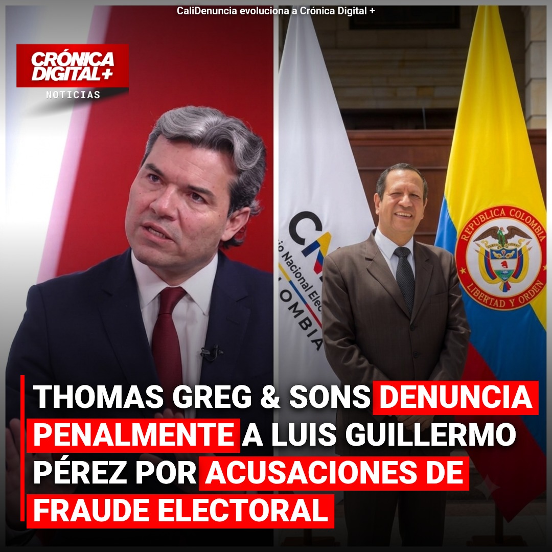 Thomas Greg & Sons denuncia a Pérez por acusaciones de fraude electoral