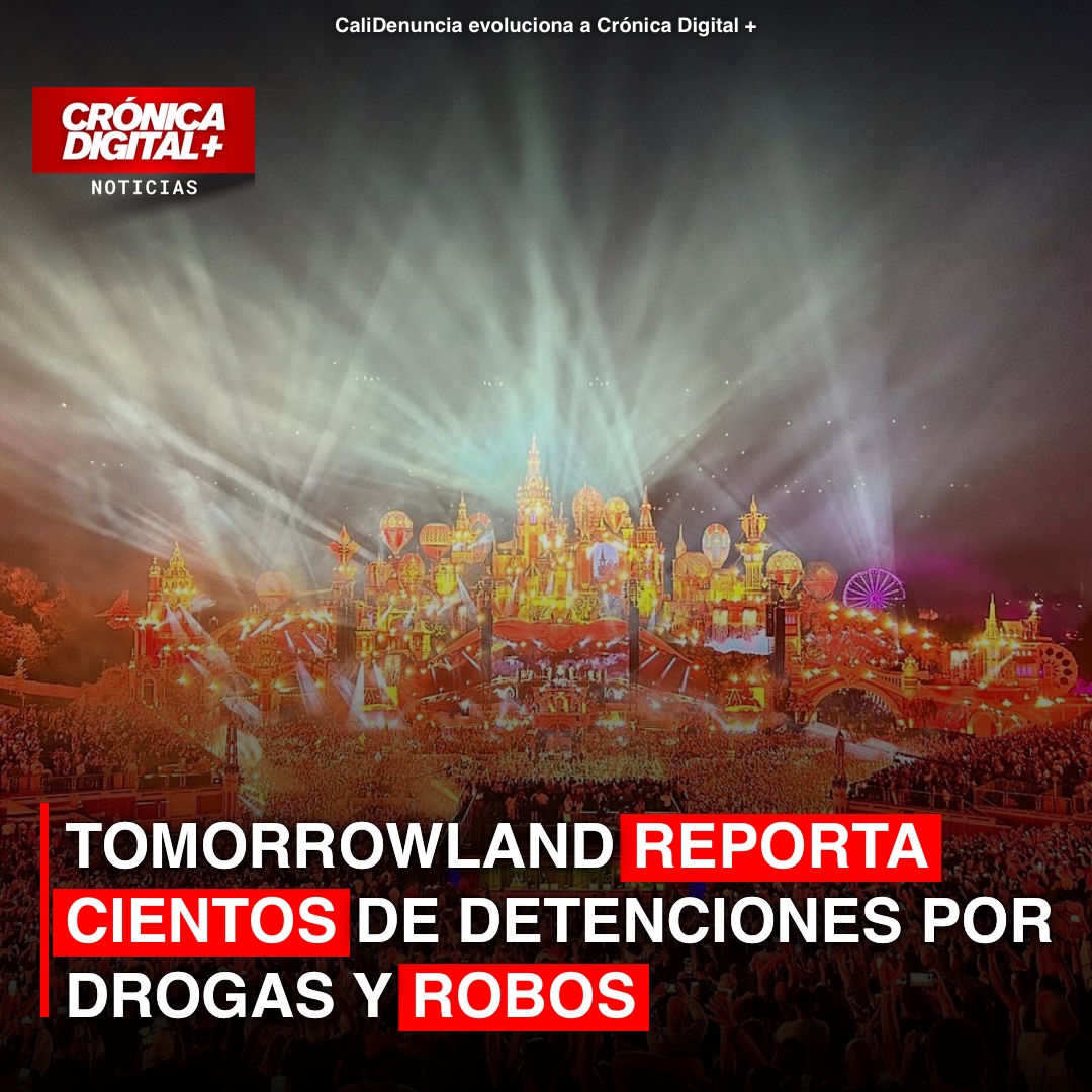 Tomorrowland 2026: Cientos de detenciones por drogas y robos en Bélgica