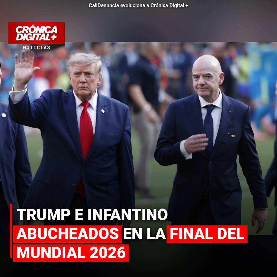 TRUMP E INFANTINO ABUCHEADOS EN LA FINAL DEL MUNDIAL 2026