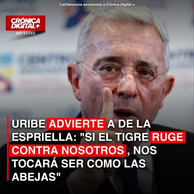 URIBE ADVIERTE A DE LA ESPRIELLA: «SI EL TIGRE RUGE CONTRA NOSOTROS, NOS TOCARÁ SER COMO LAS ABEJAS»