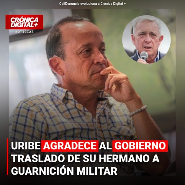 Uribe Agradece a Petro Traslado de su Hermano a Guarnición
