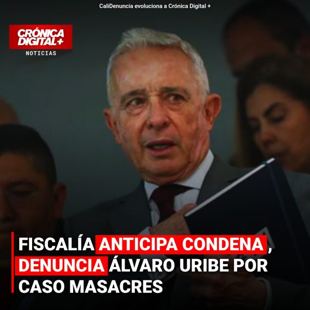 Uribe arremete contra Fiscalía: “Anticipa condena” en caso de masacres