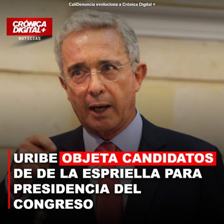 Uribe objeta candidatos de De la Espriella para la Presidencia del Congreso